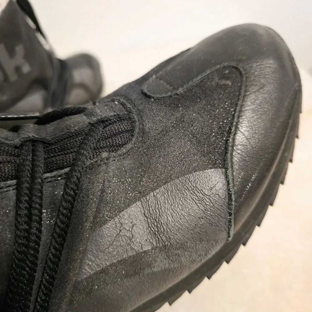 Reebok Frostopia Winter Thinsulate Black Leather Boots 9.5